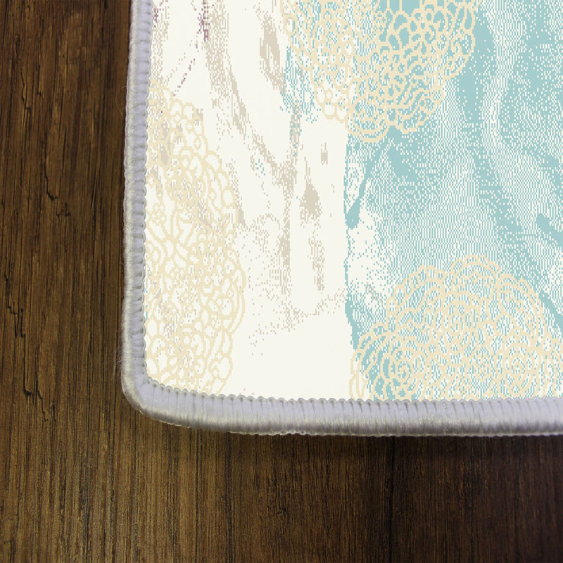 Soft Hall Carpet (2.6 x 4.9 ft), 100% Polyester, 0.3 in Pile Height | Antibacterial, Non-Slip Underside, 650 g/m² | Machine Washable, 3D Digital Print | Perfect for Living Room, Entryway & Bedroom Décor