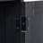 46.5'' Kitchen Island Cart, Beaded Drape Decoration, Power Supply Station, 3 Drawers, Doors, Internal Shelf, Black With Iron Of Beads, Outlet, Drop Leaf,-1412517924