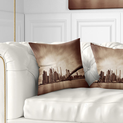 Coussin cityscape district finance manhattan