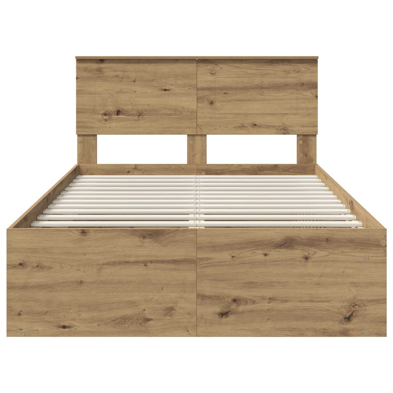 Bed, Small Double (4'), Artisian Oak