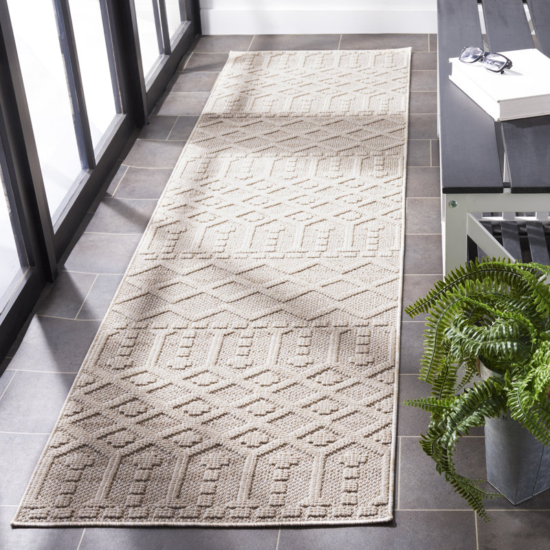 Deborahann Performance Geometric Rug, Runner 2'2" x 8'