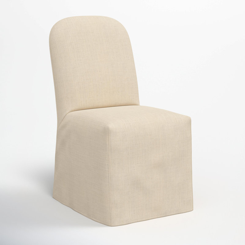 Maggie Slipcover Dining Chair, Classic Linen Linen