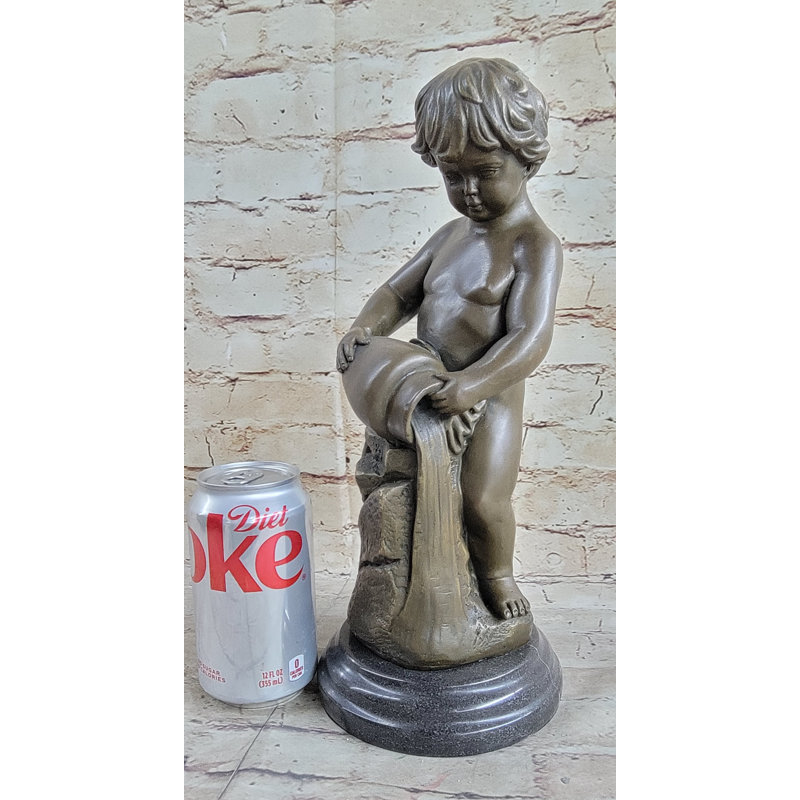 Statue de sculpture en bronze Halya
