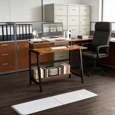 Metal Base Computer Desk