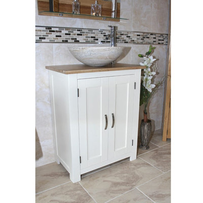Cowen 650mm Single Bathroom Vanity with Vessel St1 Basin