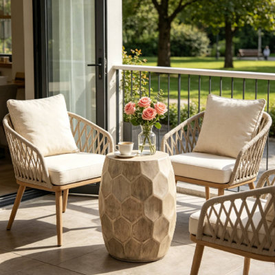 Outdoor Lightweight Side Table Suitable For Yard Outdoor Relaxation & Patio Essentials Holding