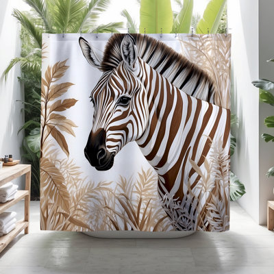 Killian Zebra Shower Curtain