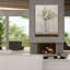 «Pampas and Eucalyptus Bouquet» par Julia Purinton, art mural sur toile-484634580