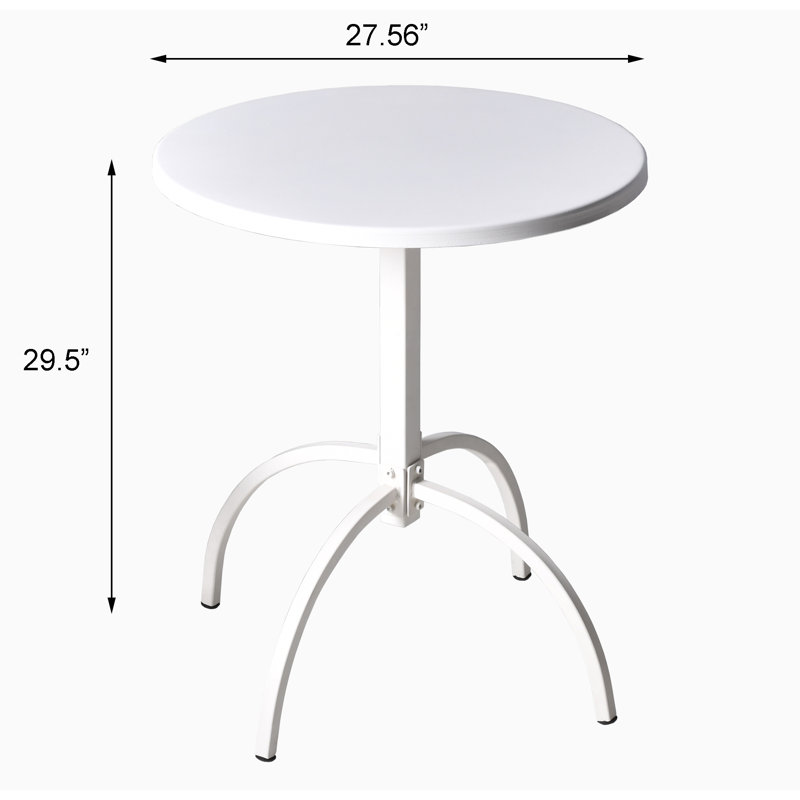 Ensemble bistro rond pour 2 personnes, L 27,56 po x H 29,5 po
