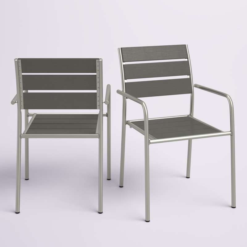 Shore Dining Chair Outdoor Patio Aluminum