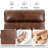 Oversized 42.5" Extra Wide Manual Recliner Breathalbe Leather-1508240147