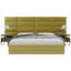 Panneau mural velours dans un mousse olive