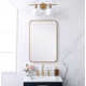 Sabine Metal Rounded Rectangle Wall Mirror