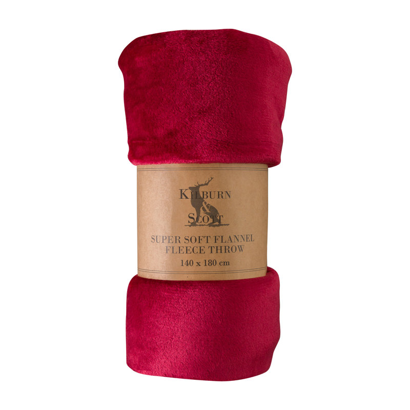 Throw Blanket, Red