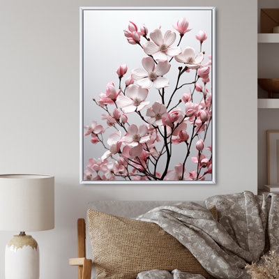 " Pink White Dogwood Photo Field "