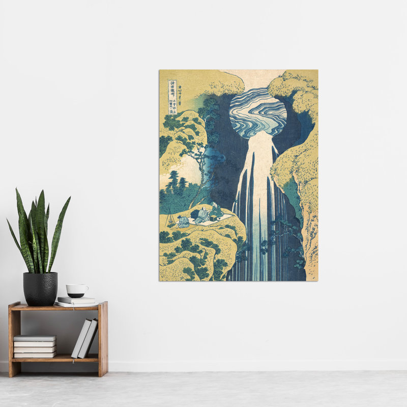 Amida Falls Kisokaido Road - No Frame Art Prints