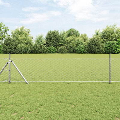 Hexagon Fence Galvanised Steel