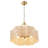 20" 6-Light Scalloped Rattan Drum Chandelier-555301178