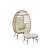 Wicker Egg Chair (Excluding The Table)-907663784