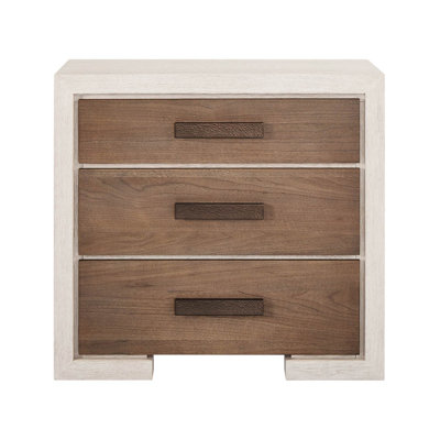 Modern Veil Veil/Mist Two-Tone Soft Close Nightstand