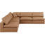 Canapé modulaire réversible de 120 po en similicuir-87141415