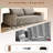  71" W Corduroy Boneless Couch, 3-Seater Compression Sofa with Deep Seat, No Assembly Required, Comfy Loveseat Sofa with 2 Pillows, Sofa Couches for Living Room/Apartment-627386244
