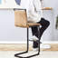 Brown Tech Fabric Bar Stool (2), 42.5 Inches Tall - Modern Comfortable. Seat. Black Metal Frame. Non-slip Base. Easy Assembly Kit 2pcs 42.5" Stools Style & Comfort. Soft Construction. Quick And