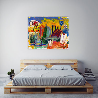 «KC Collage» par Shane Miller - impression sur toile tendue