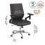 Chaise de travail en cuir Jamestown-90465261