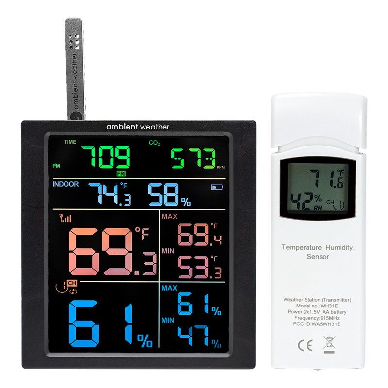 Station météo avec contrôle du CO2