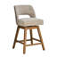Tabouret de bar pivotant en similicuir Bisto-1251283862-1251283857