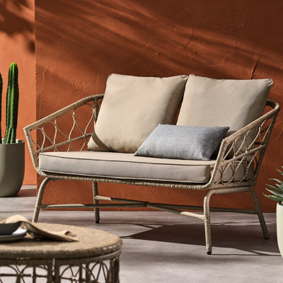 Terrasse: avec revêtement d'eau, l 48,5 po x P 28,25 po, H 28,75 po, assemblage requis, capacité de charge de 600 lb, revêtement en tissage extérieur, profondeur de 28,25 po, largeur de 48,50 po, hauteur de 28,75 po,