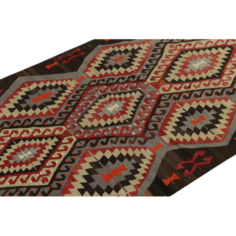 Handmade Kilim Wool Geometric Area Rug