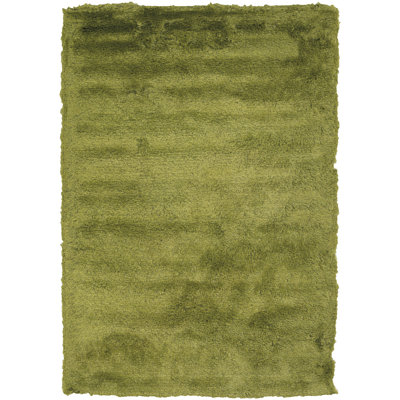 Mercury Textured Contemporary Green Area Rug