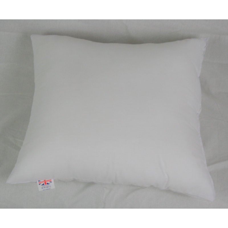 White Square Cushion Pad, 20cm H x 20cm W x 7cm D