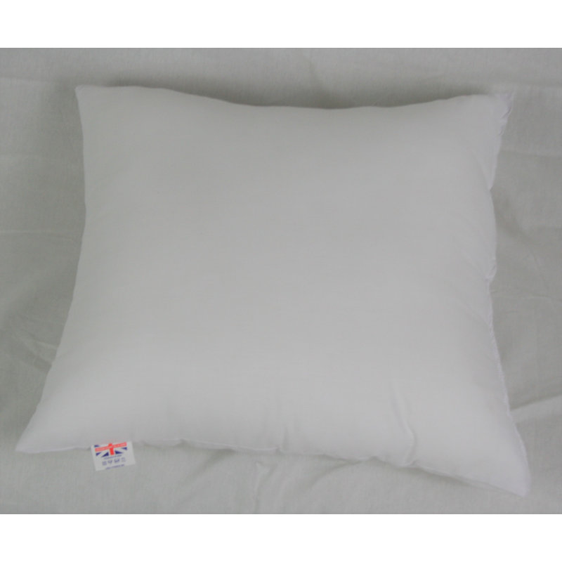 White Square Cushion, 45cm H x 45cm W x 7cm D