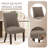 Parsons Upholstered Dining Chair Solid Wood Side Chair-888713271