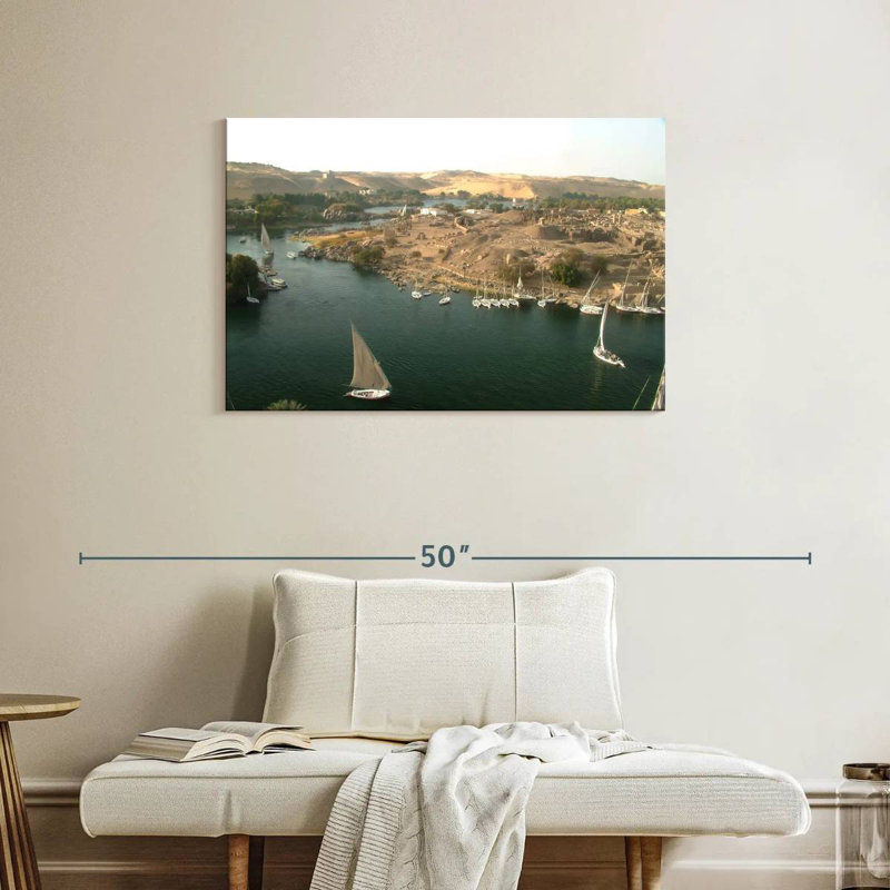 Mehar Aswan Nile Boats, 24" H x 36" W