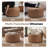 27.5'' Upholstered Round Tufted Ottoman With Storage-333473692