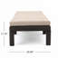 Chaise longue de patio en bois