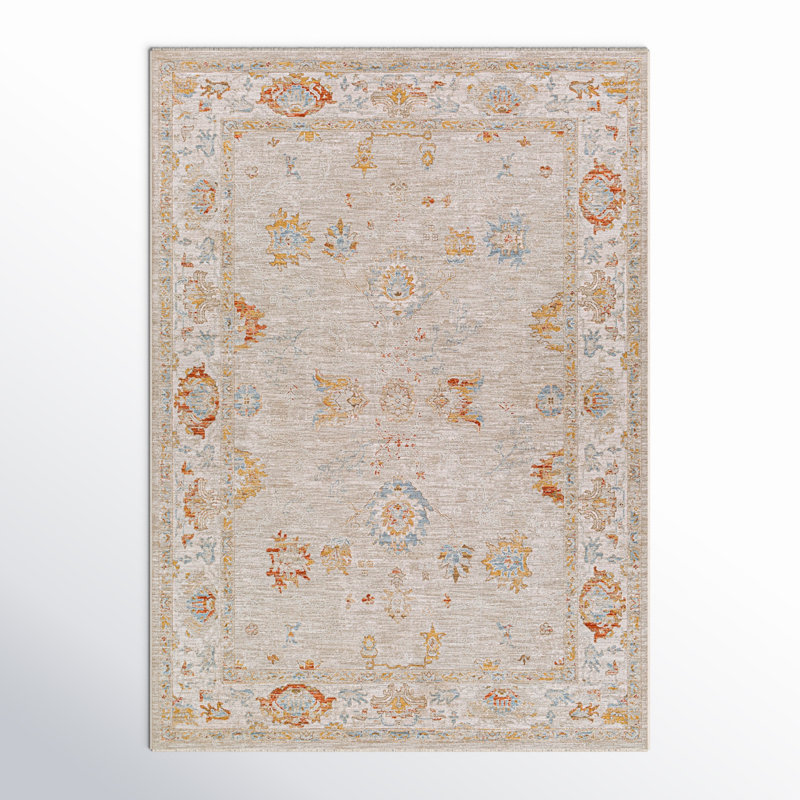 Tapis beige Finnlagh, Rectangle de 10 pi x 14 pi