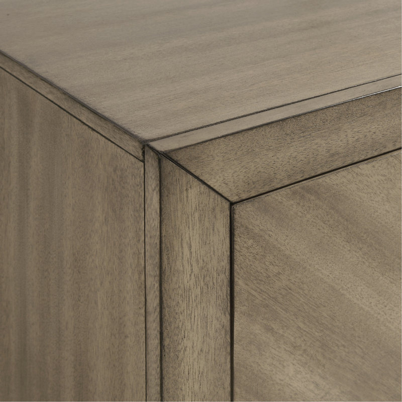 Contemporary 2-Drawer Nightstand