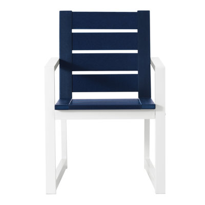 Chaise avec accoudoirs pour l'extérieur