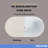 66" x 28" Freestanding Soaking Acrylic Bathtub