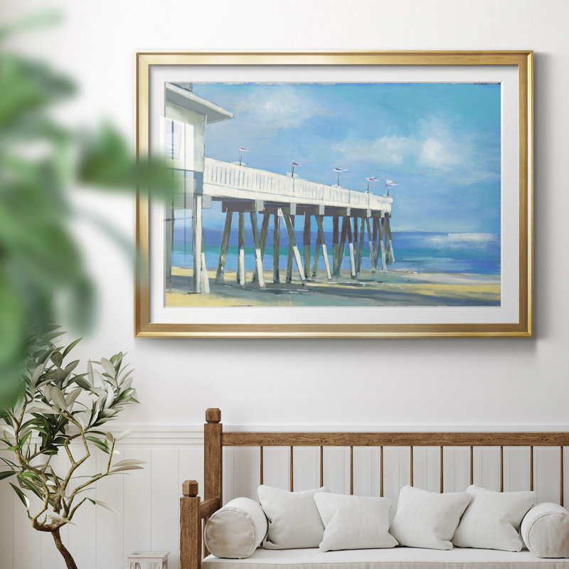 Motif de point de fuite, H 26,5 po x l 36,5 po x P 1,5 po, Encadrement doré