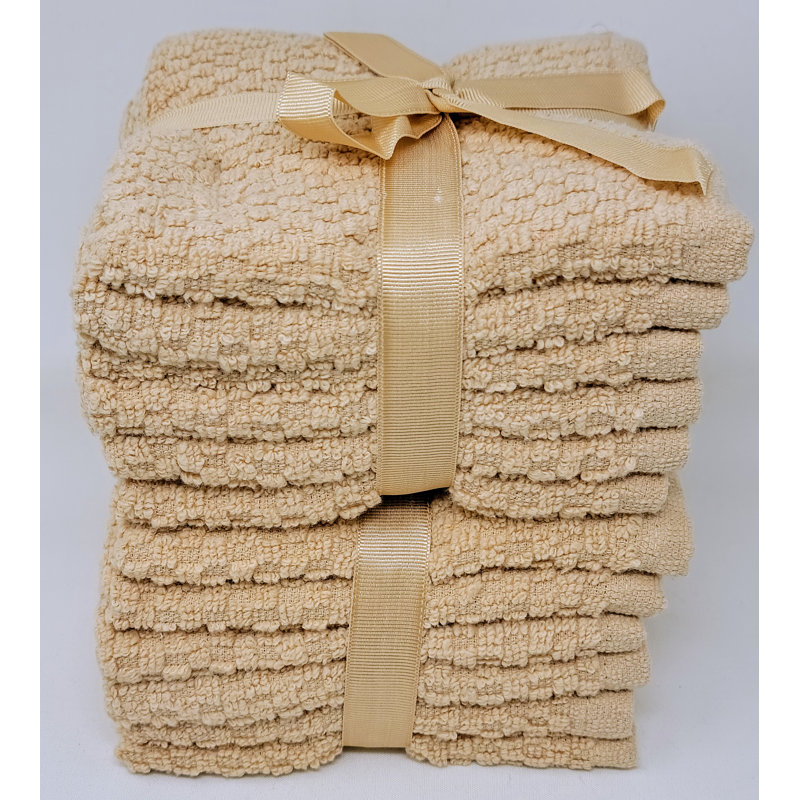 Withernsea Cotton Washcloth, Tan