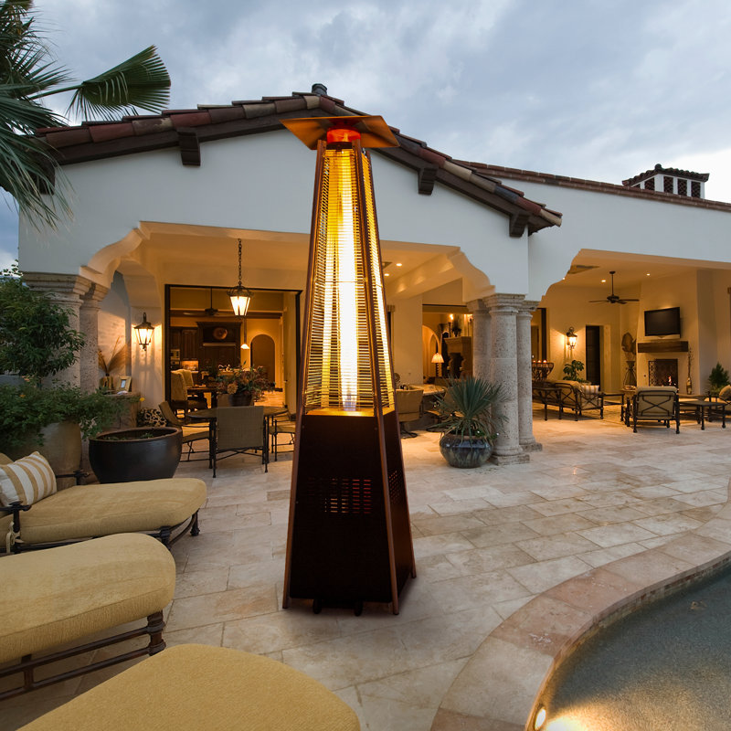 Chauffe-terrasse au propane 45 000 BTU, Bronze