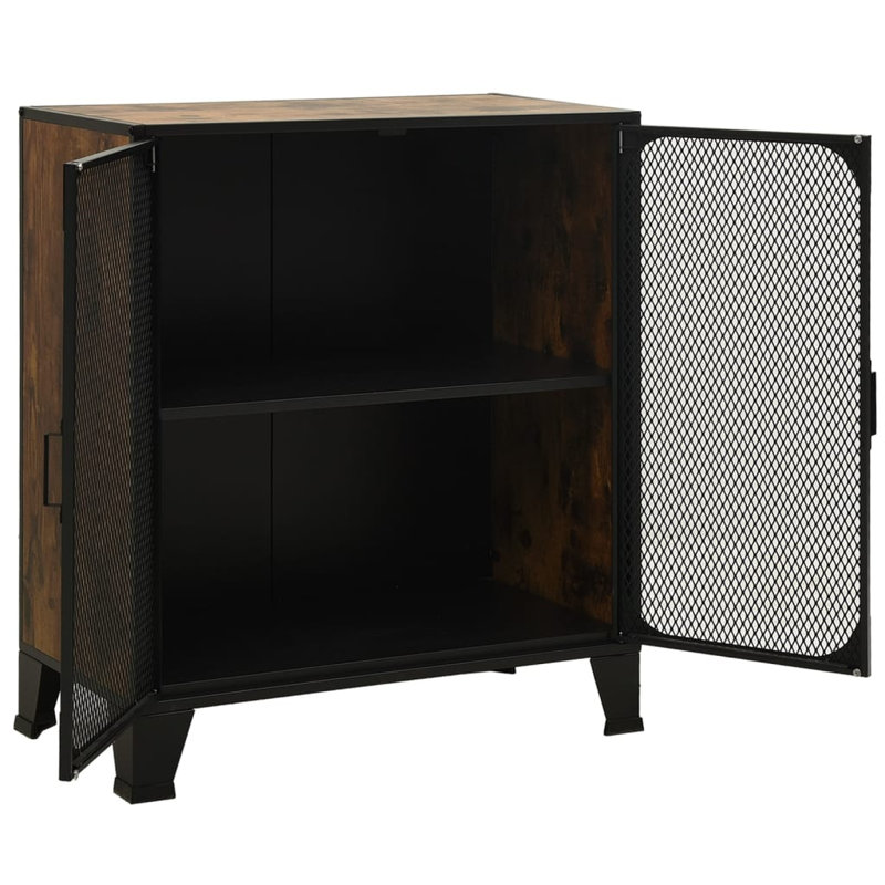 Brando 2 -Door 1 -Shelf, Rustic Brown