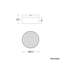 Balto I Dimmable LED Outdoor/Indoor Flush Mount With Built In Color Temperature Switch from 2700K/3000K/3500K/4000K-759780141-759780147