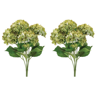 Hortensia floral (ensemble de 2)